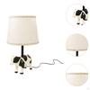 Mini Table Lamp Night Light Cute Gift Bedside Decorative Ornament White for Office Cabinet