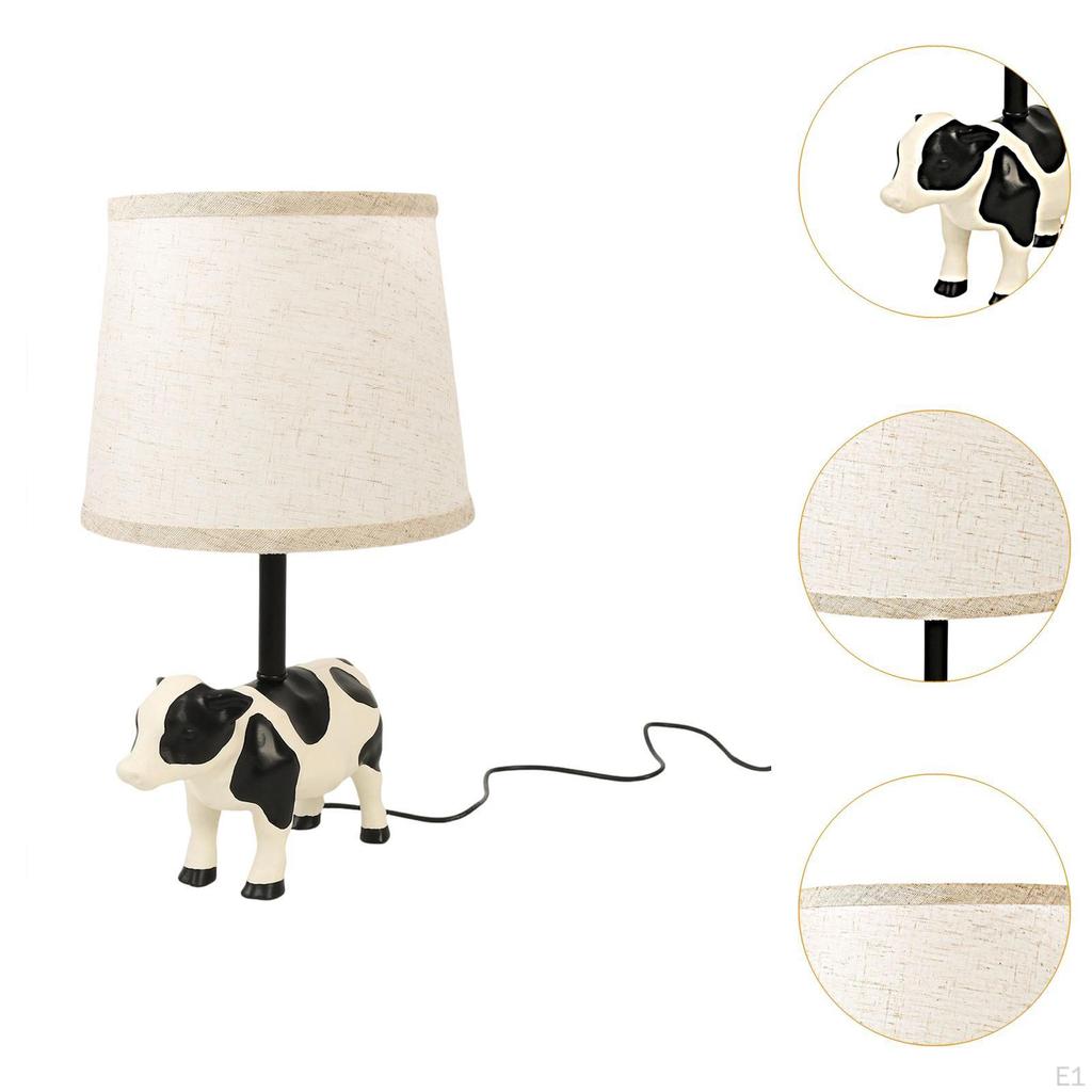 Mini Table Lamp Night Light Cute Gift Bedside Decorative Ornament White for Office Cabinet