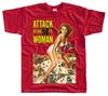 Boy's Casual Cotton Crew Neck T-shirt Attack of the 50 Foot Woman V1 1958 T SHIRT TEE Horror Beige Black S-5XL