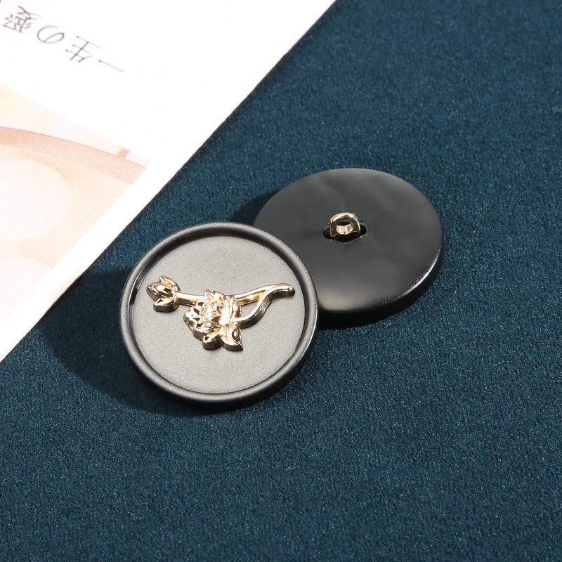 10Pcs High-End Suit Buttons Versatile Men'S And Women'S Clothes Jacket Coat Pattern Buttons Round Top Sweater Button Accessories