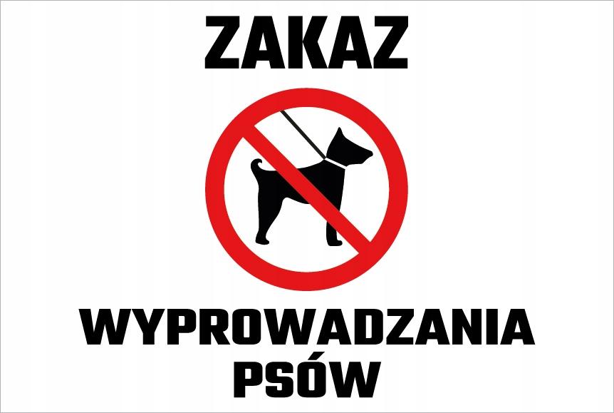 No Dogs Allowed Sign 20x30cm PVC T049