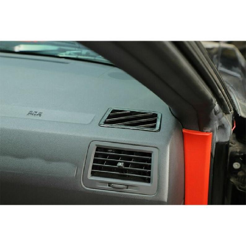 Car Dashboard Air Vent Outlet Trim For Dodge Challenger 2009-2014 Carbon Fiber