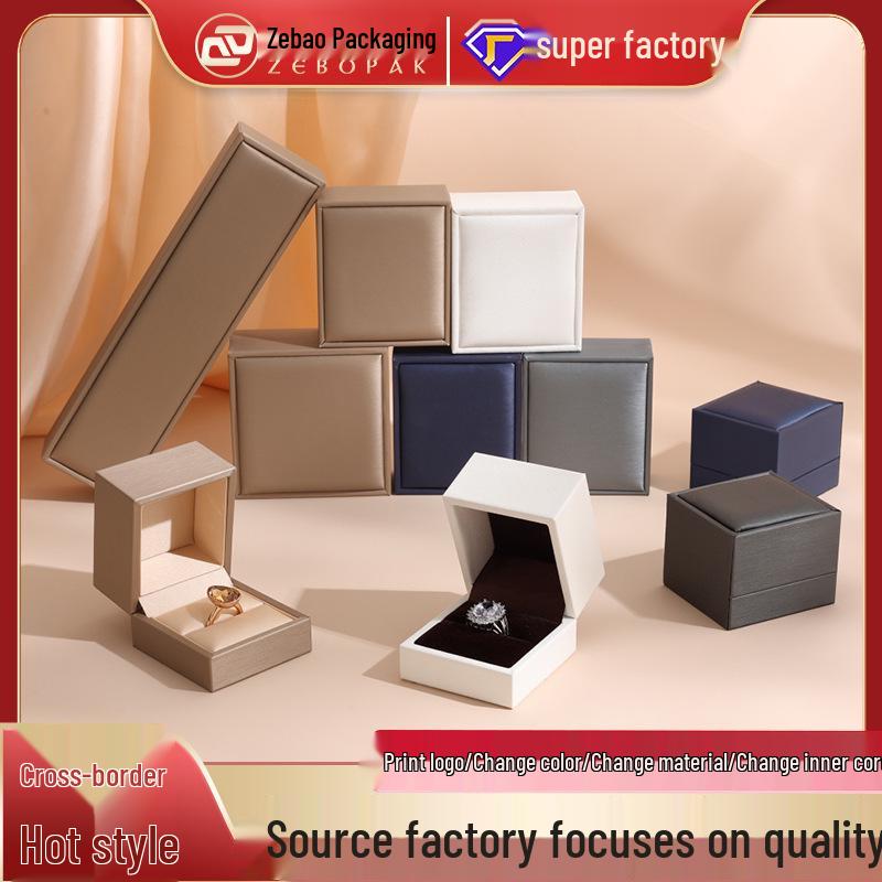 Luxury PU Leather Jewelry Box – Premium Ring, Bracelet, Pendant, Necklace Gift Packaging