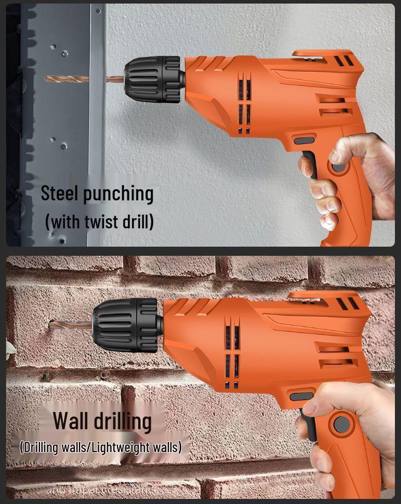 High-Power Handheld Electric Drill and Screwdriver - 220V