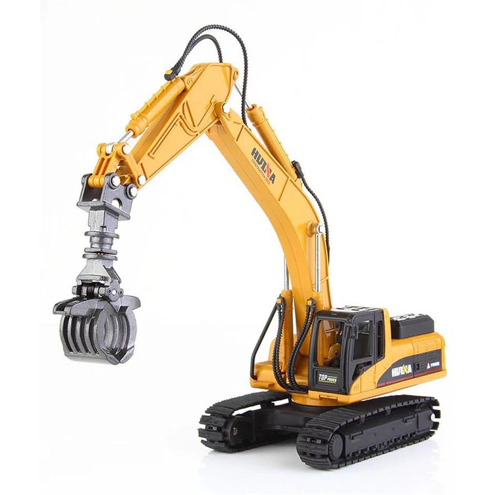 Huina 1/50 Hohe Simulation Legierung Spielzeug Druckguss Bauhelfer Bulldozer Ingenieurwesen Baustellenfahrzeug Spielzeug Für Jungen Kinder Weihnachtsgeschenke