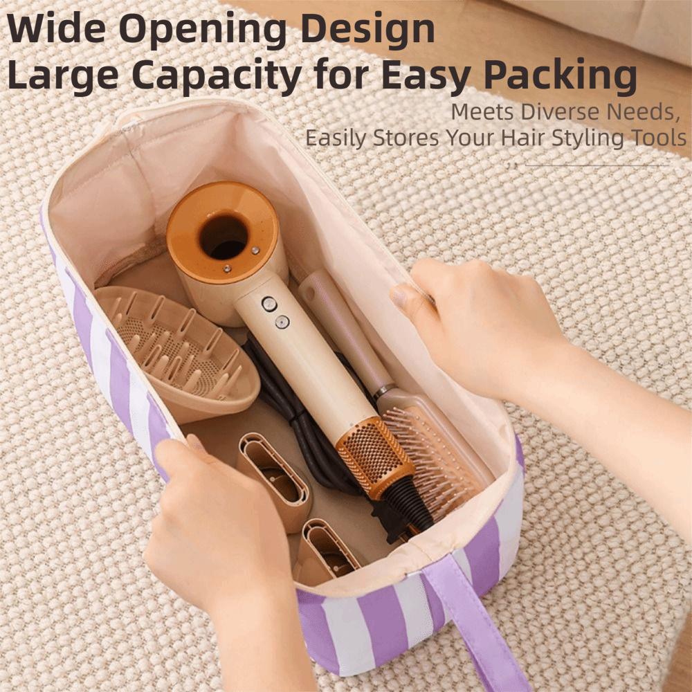 Soft Hair Dryer Storage Bag Large Capacity Hair Air Wrap Dryer Case Travel Use