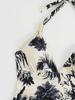 2025 New Cross-Halter Printed Bikini - European & American Sexy One-Piece Swimsuit for Women