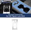 For Volkswagen Tiguan L Pro VW 2024 2025 TPU Protective Film Clear Interior Center Console Gear Panel Anti-scratch Accessories