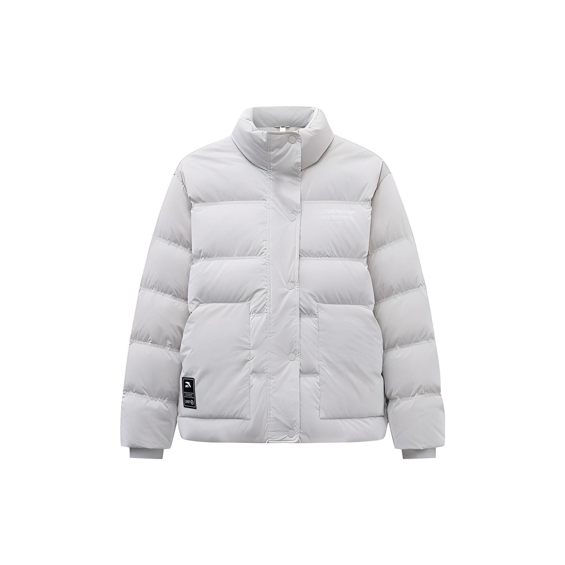 

Anta Серия Lifestyle Однотонная Однобортная Куртка с Воротником-стойкой и Толстой Подкладкой Женская Куртка Стильный-Серый 162348925-1 M