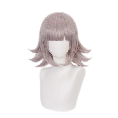Nanami Chiaki Cosplay Wig, Heat-Resistant, Perfect for Disguise, Events, School Festivals, Cultural Festivals, and Photography, Includes Net