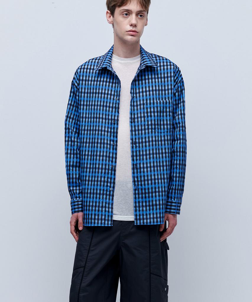 Aenitaimlolig Iris Shirt - Deepblue