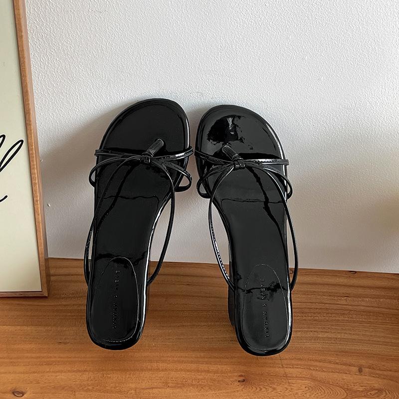 

Fashion Leopard Print Women Slippers 2025 New Summer Clip Toe Slippers Outdoor Fashion Sandals Flip Flops Beach Shoes Sandalias De Mujer 35 чёрный