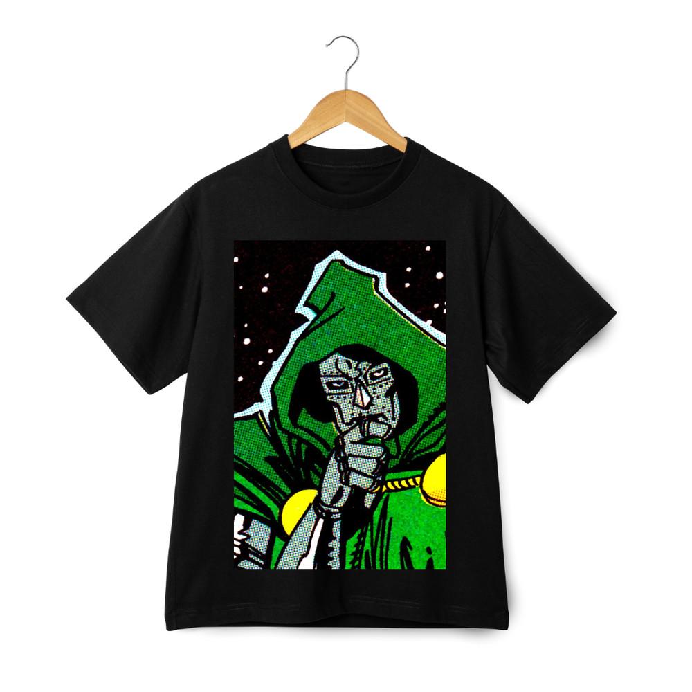 

Футболка Доктор Дум - Злодей Фантастической Четверки Ретро Комикс Графическая футболка Унисекс S