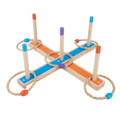 TOMMYFIELD Ringwerfen Ringwerfen Ring für Kinder und Kleinkinder Set, Set, Spielzeug, Holz, (Gebraucht)