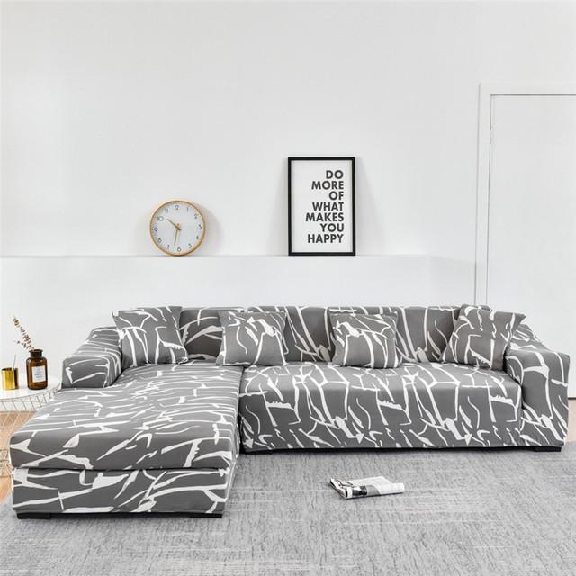 Elastic Slipcover Sofa Cover For Living Room All -Inclusive Slip -Resistant Sectional Corner Couch Cover Sofa Towel 1 2 3 4 -Seater for Home
