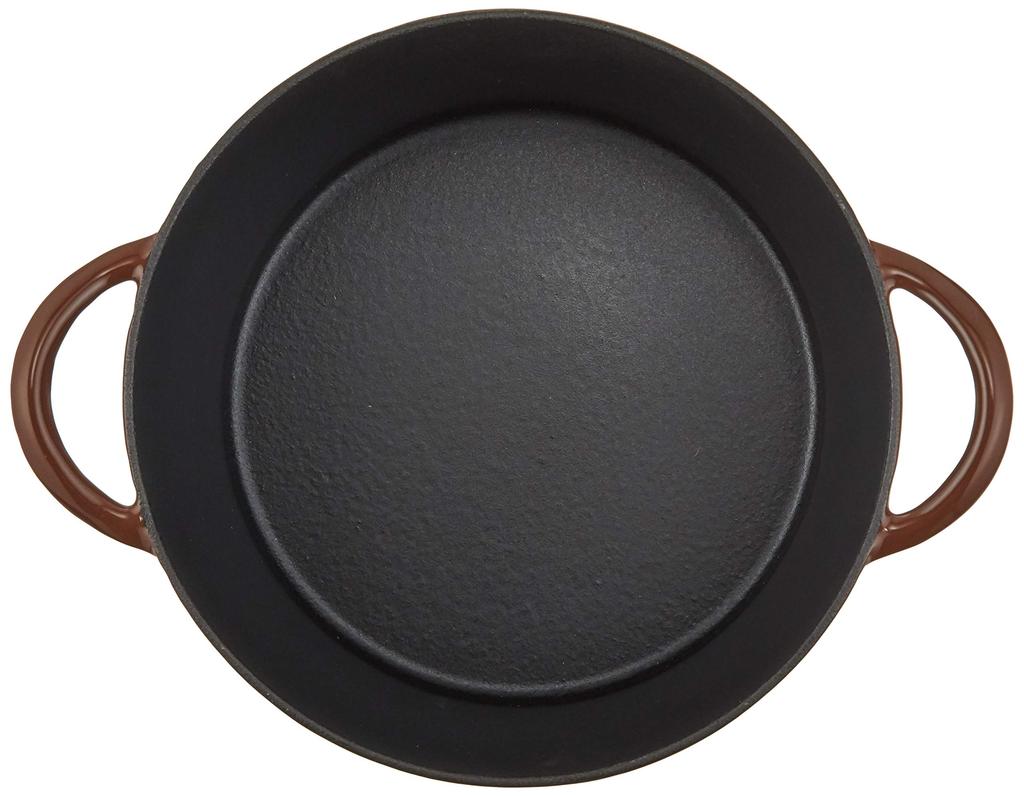 Ishigaki Sangyo Bon Bonaire Cocotte 22cm Brown Iron Casting China ABVB518