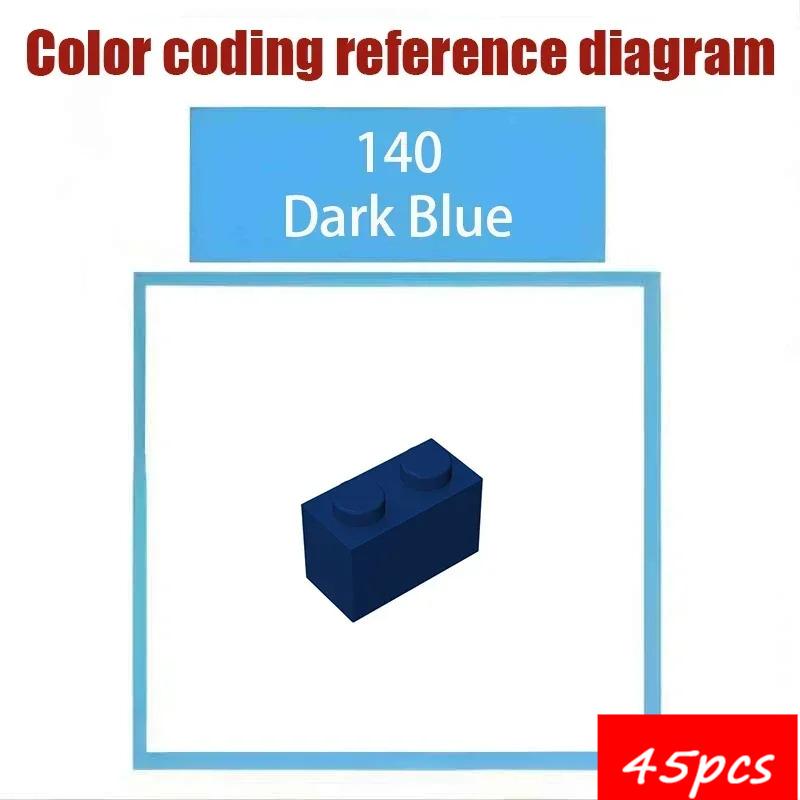 45PCS High-Tech Assemble Particle 6143 6116 39223 3941 2x2 Cylindrical Building Blocks Kit Part Idea DIY Toys For Children Gifts