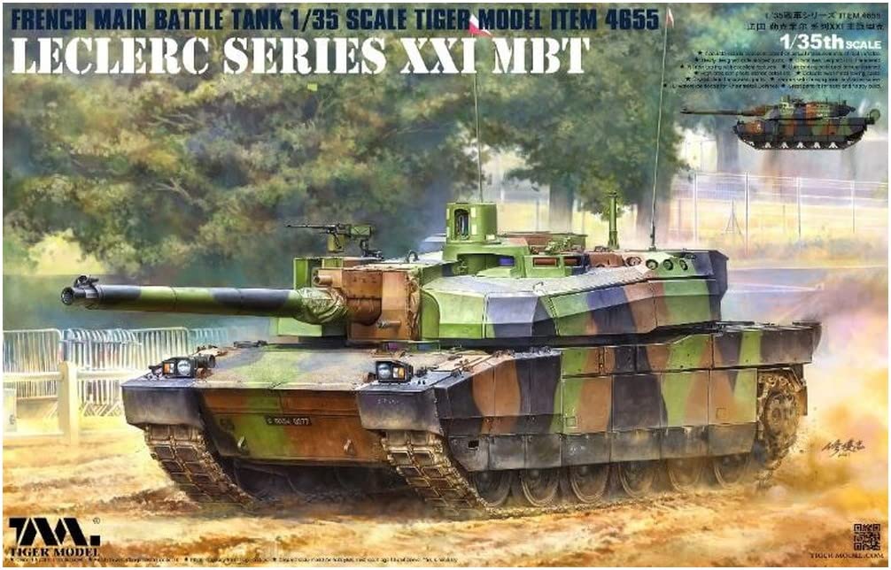 Tiger Model 1/35 Leclerc Series 21 Main Battle Tank Plastic Model TML4655