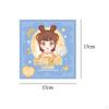 Create A Colorful Sticker Book with 12 Pages of Face Makeup Stickers. Funny, Creative, Dress Up