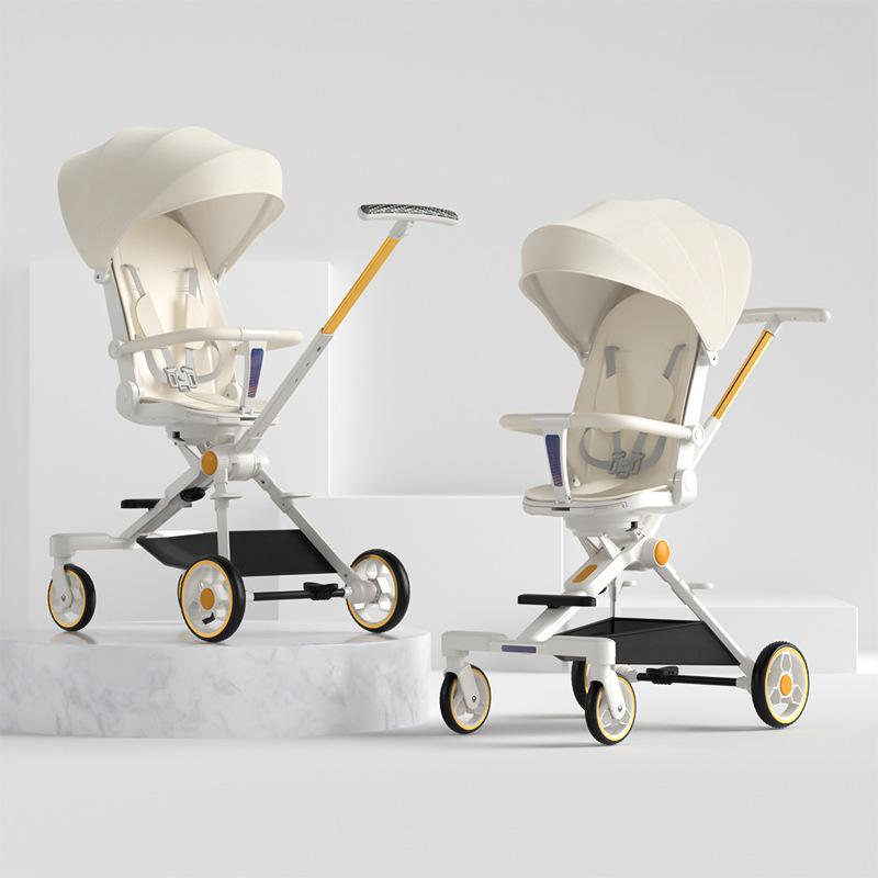 Baby Trolley3To6Portable Foldable-Year-Old Baby Can Sit and Lie Baby Walking Car Height