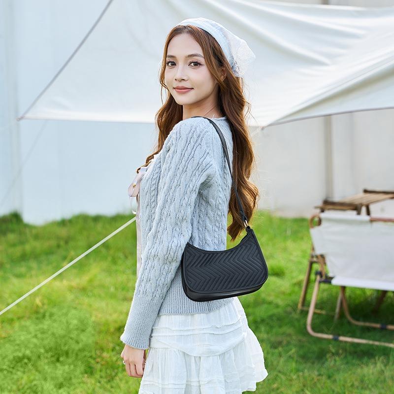 Small bag women's autumn and winter trend shoulder bag simple fashion messenger bag underarm women's bag