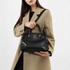 Bowling bag retro minimalist style niche high sense portable women's bag shoulder crossbody Boston bag