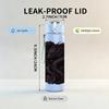 1PC Black Chinese Dragon Silhouette Print 750ml Color Plastic Sports Water Bottle Leakproof Flip Straw Lid Suitable for Sports Office Home Use