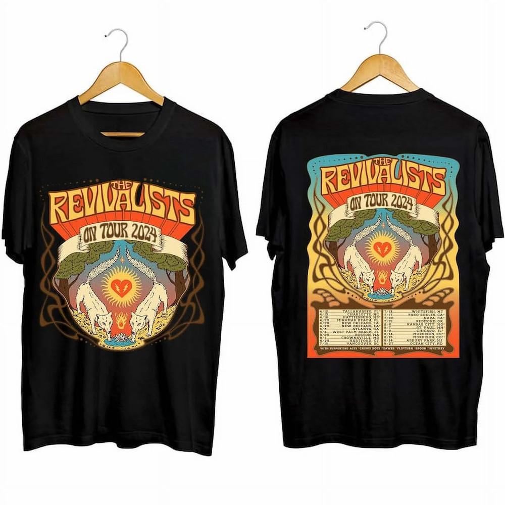 The Revivalists 2024 Tour Shirt Cotton Unisex Unisex T-Shirt L