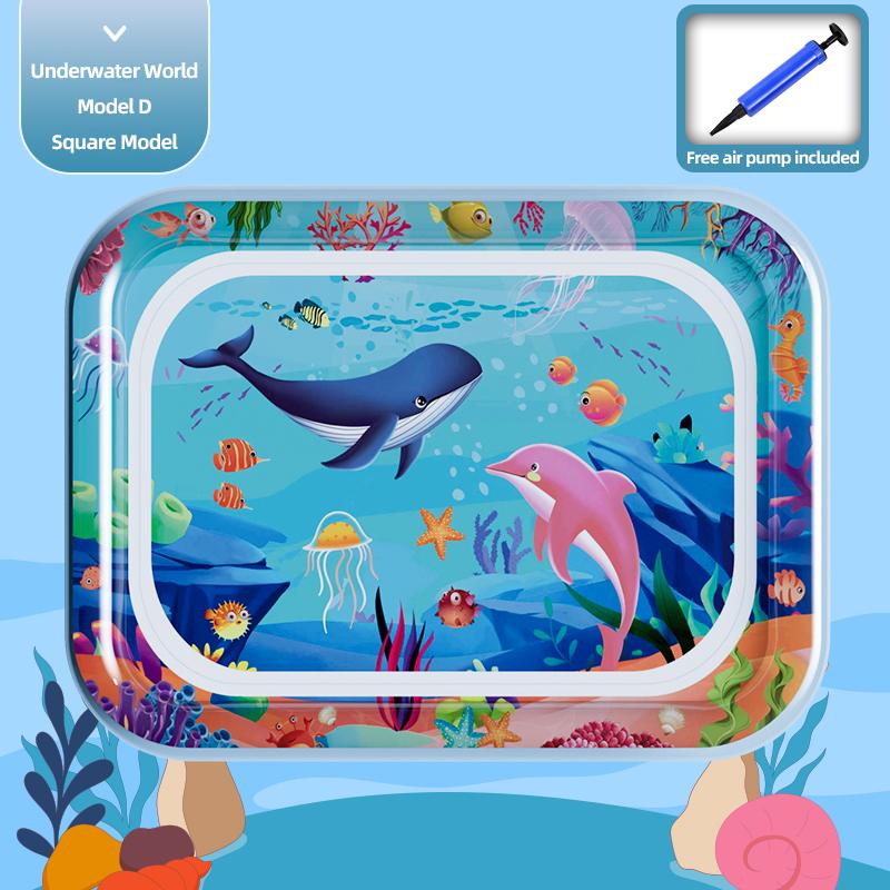 Baby Toys Learn to Climb Inflatable Water Pad Pat the Mat Water Injection Pad Child Home Cushion Infant Crawling Guide Training