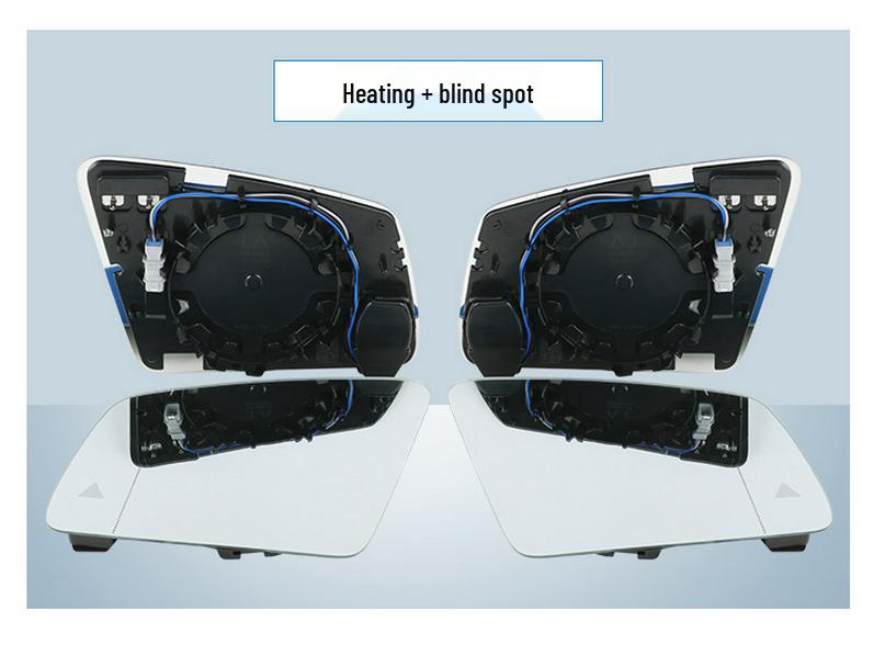 Compatible Rearview Mirror Lens for Mercedes-Benz: C-Class, C180, B200, GLA, GLC, V-Class, S-Class, E-Class, E260L