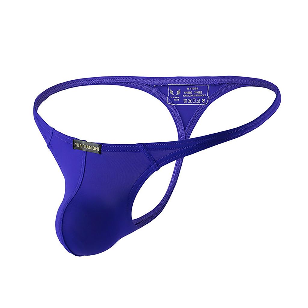 Herrenunterwäsche, sexy Tanga, einfarbig, niedrige Taille, Höschen, erotische Dessous