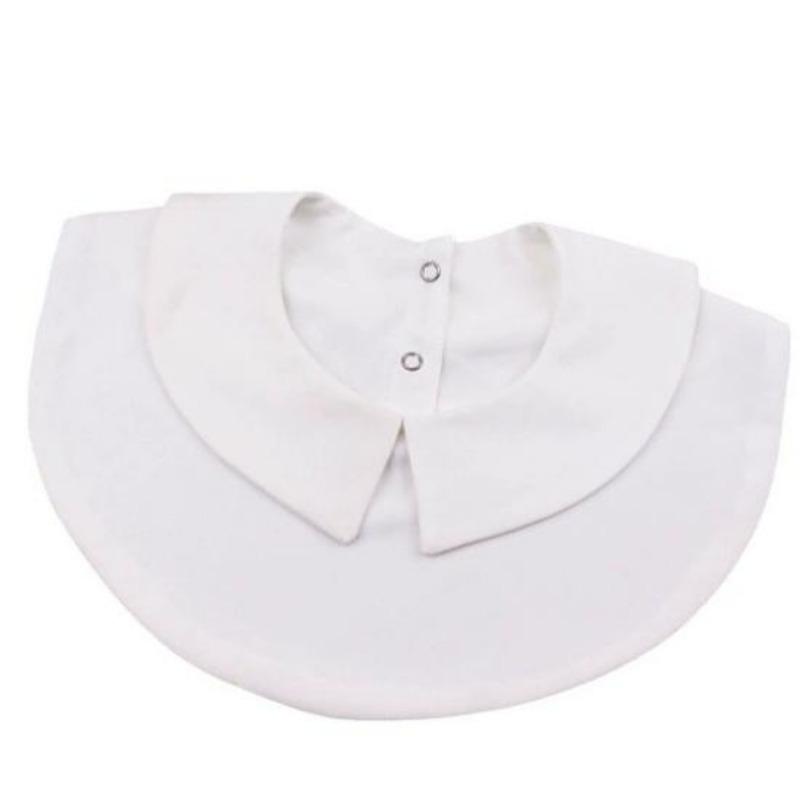 White Fake Collar Shirt Women Blouse Peter Pan Detachable Lapel Fake Collar for Women Clothes Accessories False Collar Woman Tie