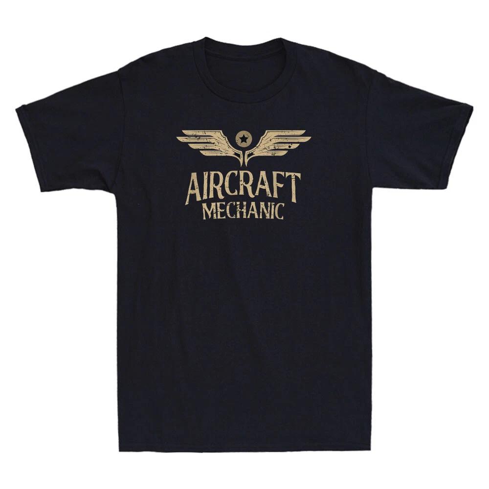 Aircraft Mechanic Aircraft Maintenance Aviation Mechanic Vintage Men s T-Shirt XXXL