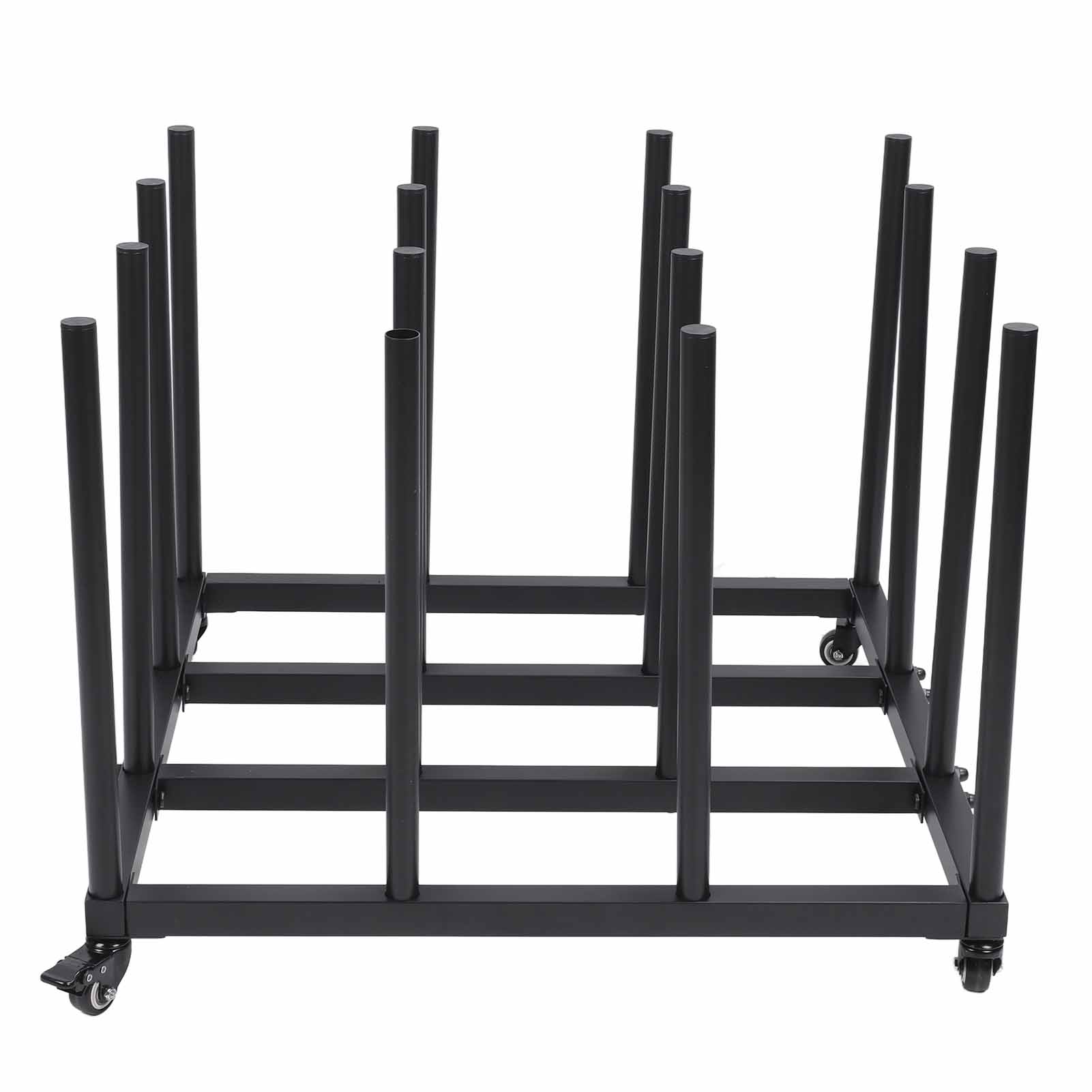Carrito de Almacenamiento de Vinilo Móvil Tubo de Acero Multiusos Soporte Estable para Rollos de Vinilo Estante de Almacenamiento gray