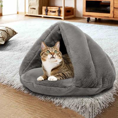 Warm Cat Bed Pet Puppy Cat House Winter Dog Cat Cushion Mat Indoor Basket Cave Kennel Nest Cats Products For Pets Cama De Gato
