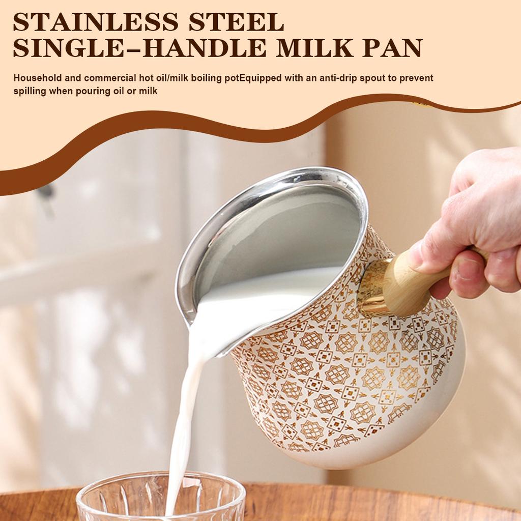 Turkish Greek Arabic Coffee Pot,Stove Top Water Boiler, Coffee Maker, Butter, Chocolate & Milk Warmer,Even and Quick Heat