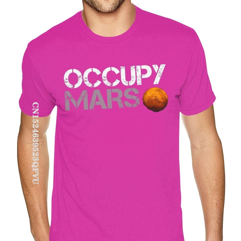 Family Elon Musk Occupy Mars Tshirt Vintage Fashion CCCP Cotton Male Plus Size Black T-Shirts Camisa Streetwear