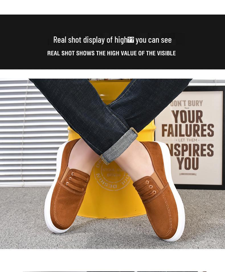 Men's Casual Slip-on Breathable Cloth Shoes for Driving