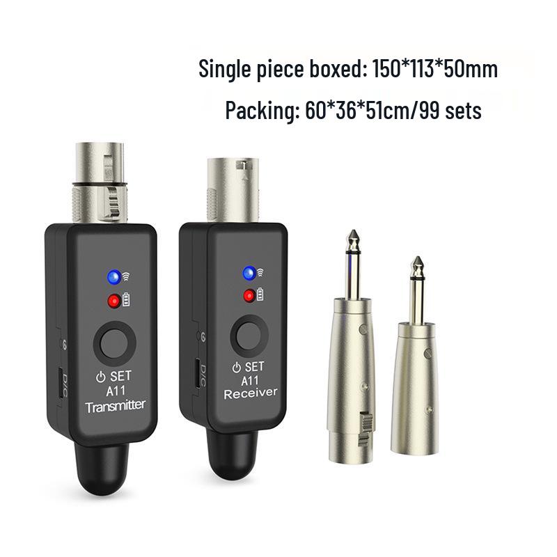 Universal Wired Microphone Converter & Transmitter for Musical Instruments