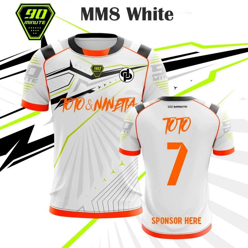 Nuova maglia da calcio Omerta tedesca, maglia da allenamento da uomo stampata, maglietta sportiva traspirante con scollo a girocollo
