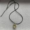 European American Irregular Geometry Pendant All-matched Clavicle Chain Novel Wax Line Cold Wind Necklace for Girls