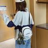 Japanese Style Canvas Shoulder Bag for Women Mini Crossbody Purse Simple Street Style Handbag KTB