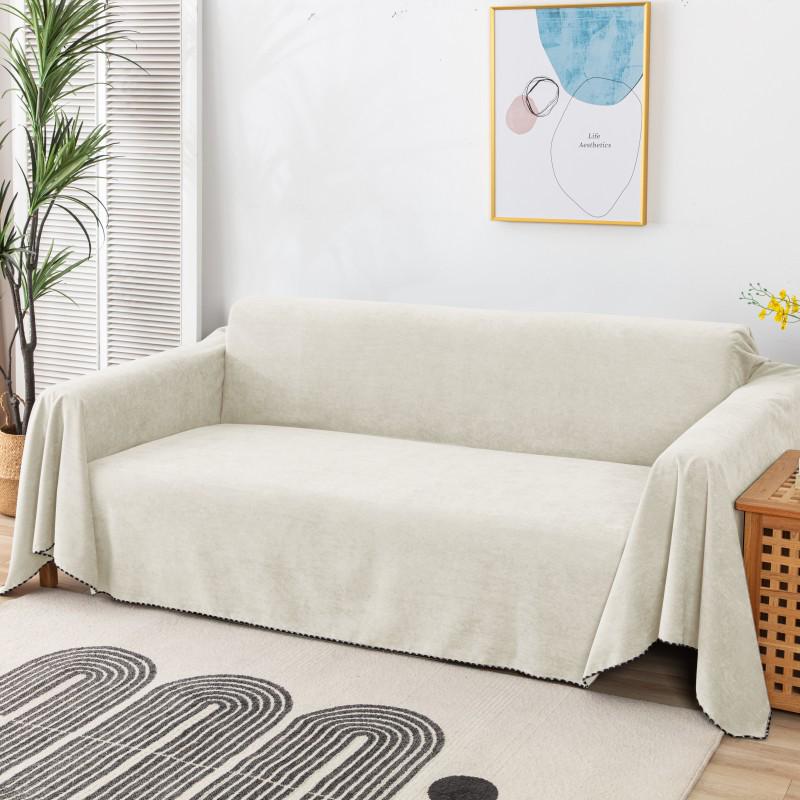 Japanese Style Waterproof Solid Color Sofa Cover - Full Protector Cushion