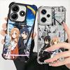 Sword Art Online Anime Weiche Handyhülle Für Xiaomi Redmi Note 14 15 Pro Plus 13 12 11S 11T 5G 10 9S 9 Galvanisiert Anti-Fall Fundas