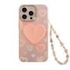 Laser Color Love Stand Suitable for Apple 16pro Max Mobile Phone Case IPhone 15 Chain 11 Hard 13