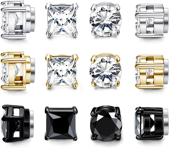 Magnetic Stainless Steel No-Pierce Ear Clip for Women - Elegant Small Niche Design