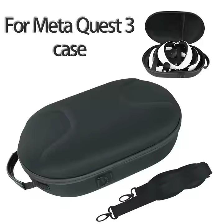 Harde Draagtas voor Meta Quest 3 EVA Beschermhoes Opbergtas voor VR Gaming Headset en Controllers