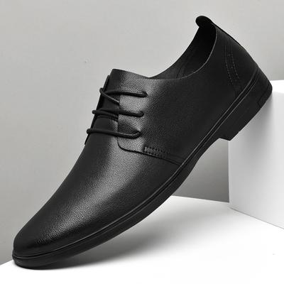 Męskie buty Oxford ze skóry naturalnej Wygodne Formalne Obuwie do garnituru Rekreacyjne Buty do chodzenia Codzienne Buty Sznurowane Męskie Buty Derby