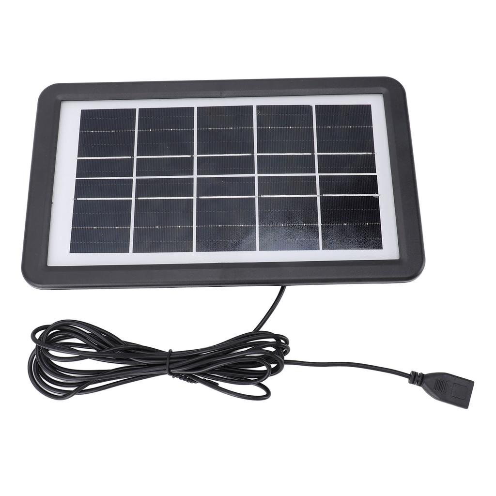Portable Solar Charger Photovoltaic PV Solar Panel Module IP68 Waterproof with 1 To 5 Connector Cable for Camping