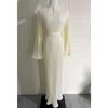 Spring Fall Women's Long Dress, Elegant Pleated Flare Sleeve Midi Dress, Women's Fashion Dresses Crossborder